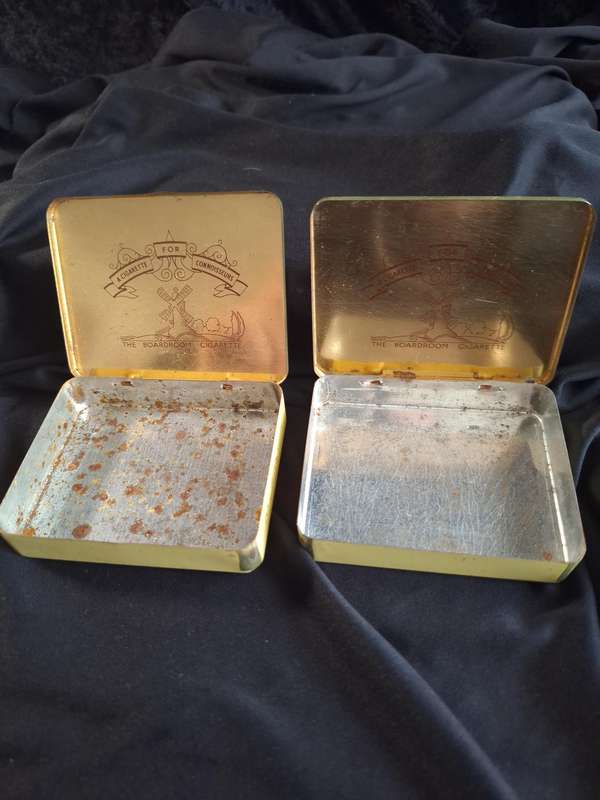 Vintage Set of Mills Cigarette Tins - A.