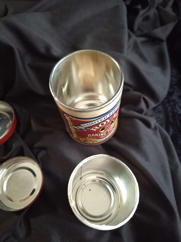 Vintage Royal Baking Powder Tin set - B.