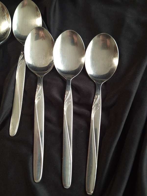 Vintage Stainless Steel Dinner Spoons