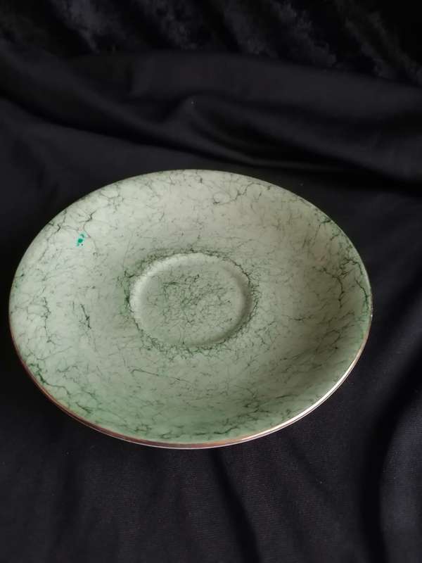 Vintage Royal Albert - Gossamer Saucer - Green.