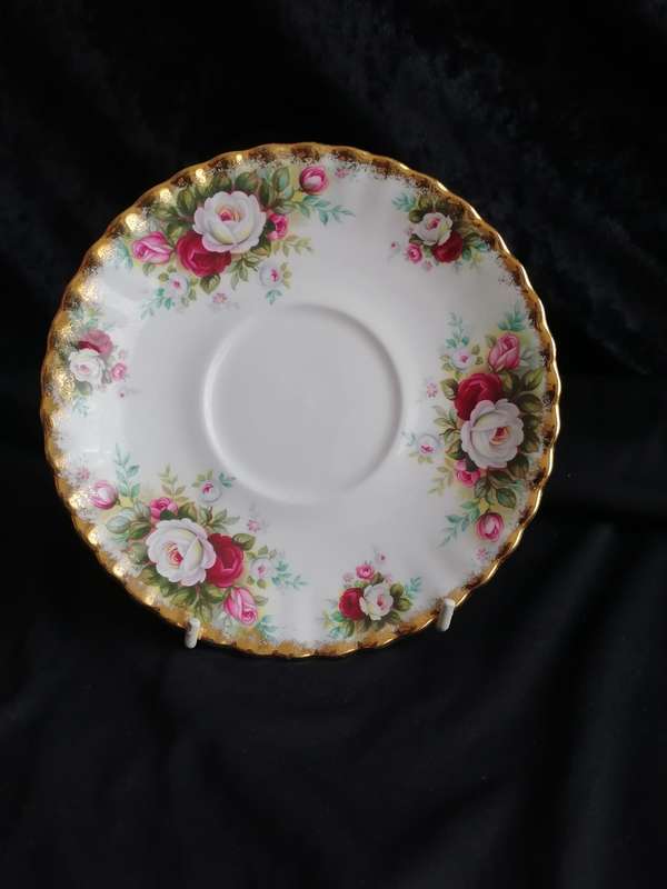 Vintage Royal Albert - Celebration Soup Bowl Saucer.