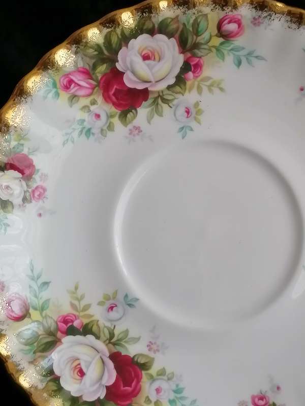 Vintage Royal Albert - Celebration Soup Bowl Saucer.