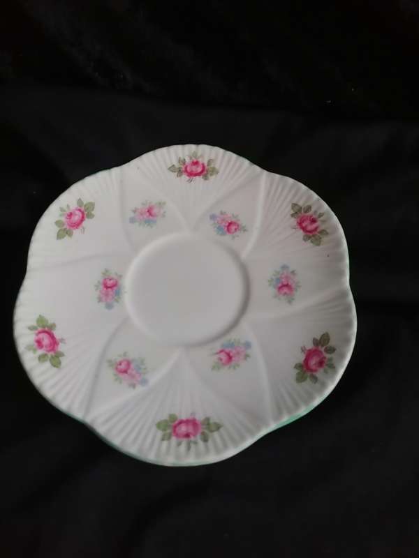 Vintage Shelley Rosebud Coffee Saucer RD: 272101/13426