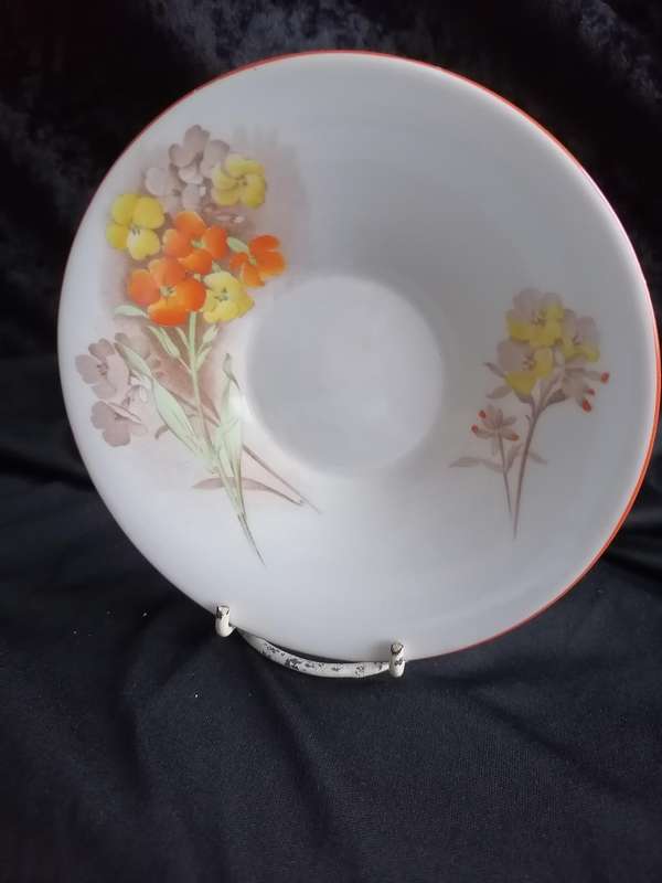 Vintage Retro Shelley Orange Saucer - W: 12451/2.