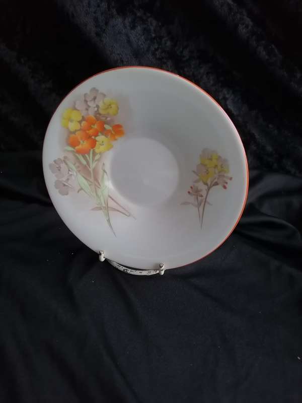 Vintage Retro Shelley Orange Saucer - W: 12451/2.