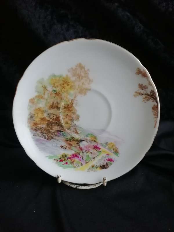 Vintage Shelley Heather Saucer.