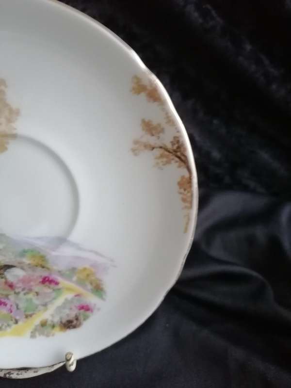 Vintage Shelley Heather Saucer.