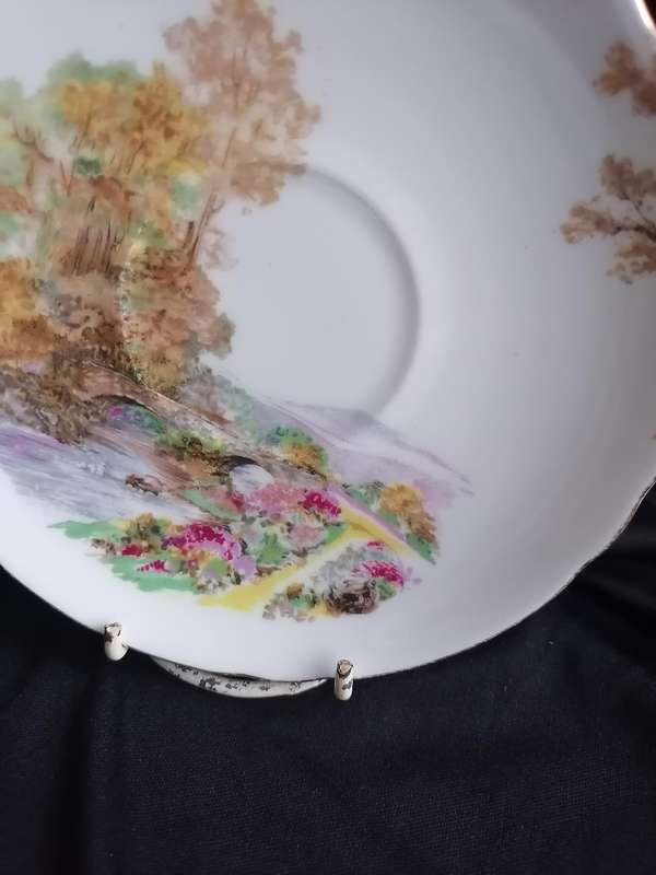 Vintage Shelley Heather Saucer.