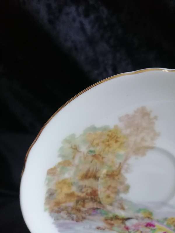 Vintage Shelley Heather Saucer.
