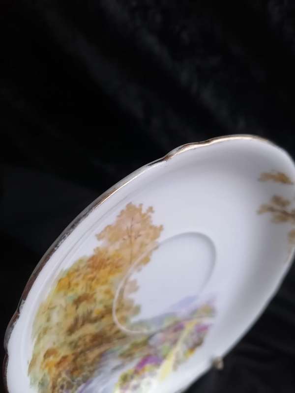 Vintage Shelley Heather Saucer - Series 0187.