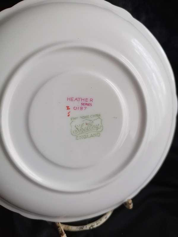 Vintage Shelley Heather Saucer - Series 0187.