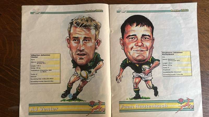 Rapport - Bokke 2002 Caricatures, Signed, details below