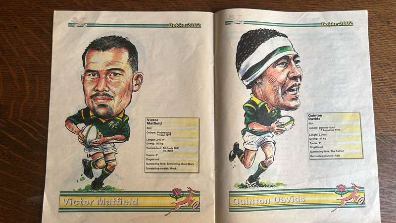 Rapport - Bokke 2002 Caricatures, Signed, details below