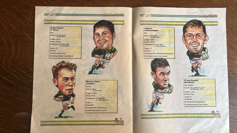 Rapport - Bokke 2002 Caricatures, Signed, details below