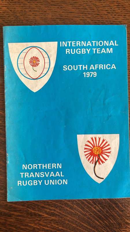 1979 International Rugby Team Itinerary, Signed & Lancashire Touring Party, details below