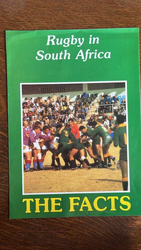 Rugby in South Africa - An Overview, details below