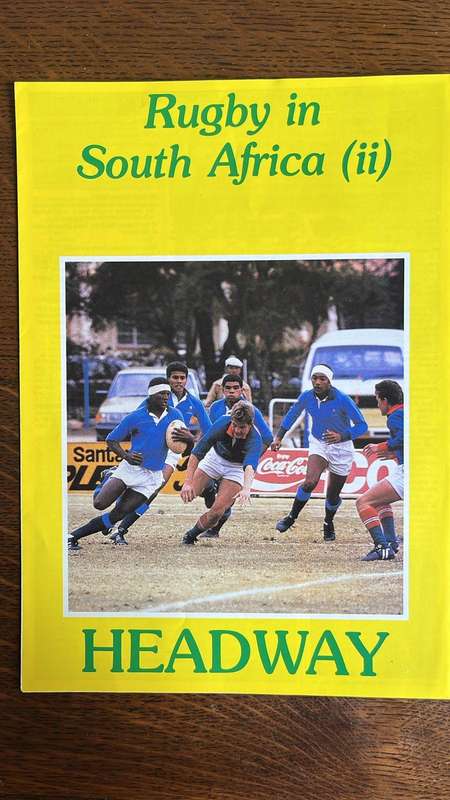 Rugby in South Africa - An Overview, details below