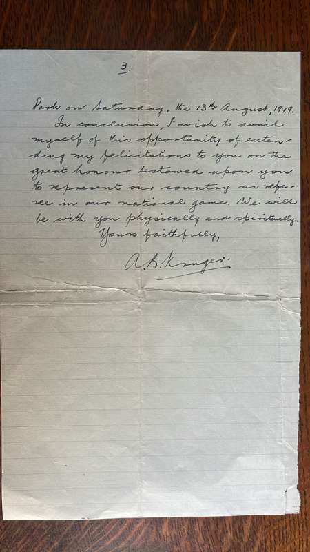1949 All Blacks Tour Ephemera, details below