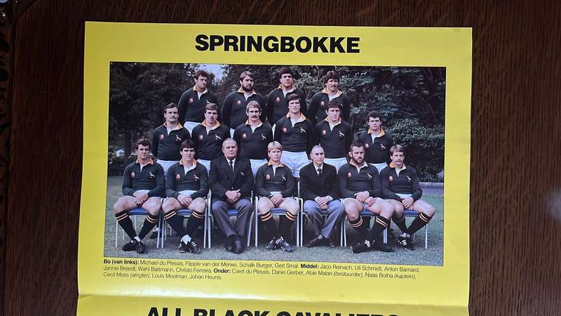 1986 New Zealand Cavaliers Tour to South Africa, 4 Test Yellow Pages Publications, details below