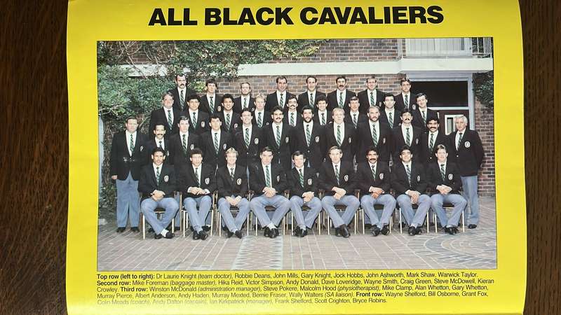 1986 New Zealand Cavaliers Tour to South Africa, 4 Test Yellow Pages Publications, details below