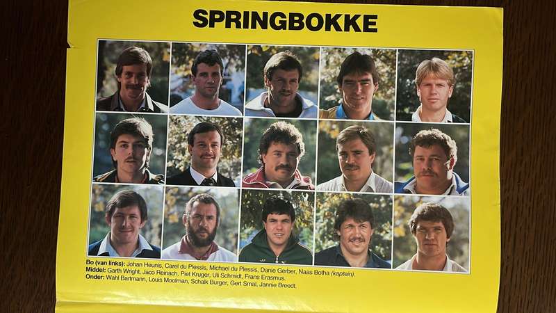 1986 New Zealand Cavaliers Tour to South Africa, 4 Test Yellow Pages Publications, details below