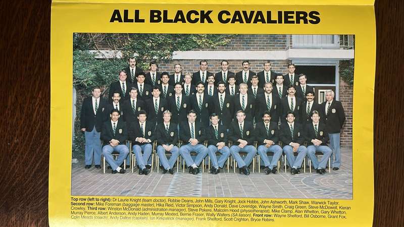 1986 New Zealand Cavaliers Tour to South Africa, 4 Test Yellow Pages Publications, details below