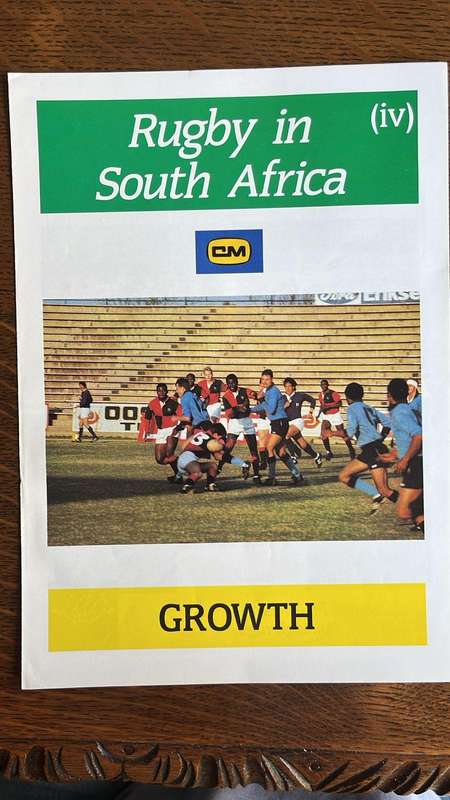 Rugby in South Africa - An Overview, details below