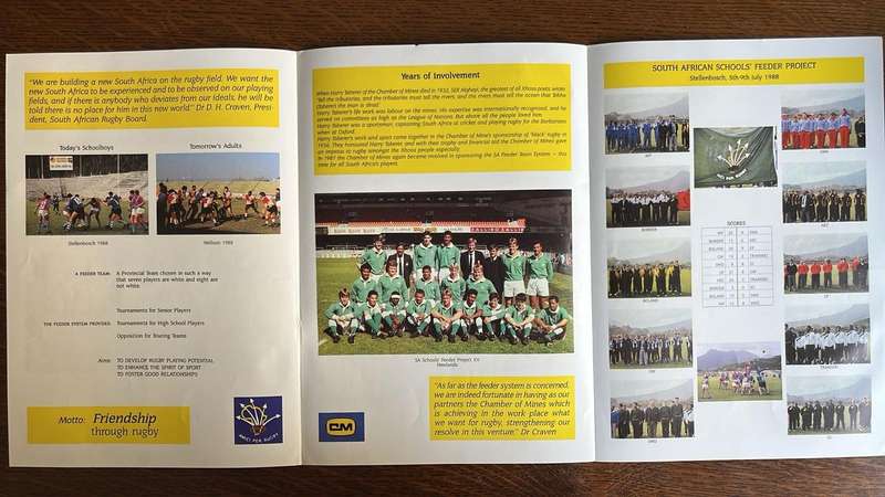 Rugby in South Africa - An Overview, details below