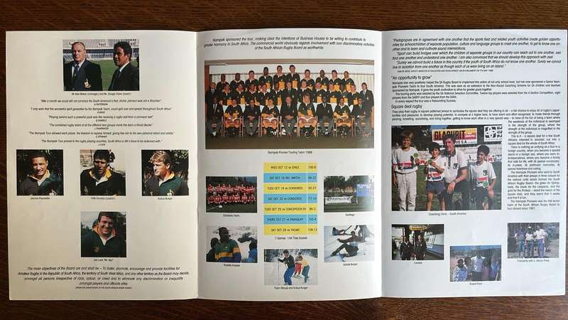 Rugby in South Africa - An Overview, details below