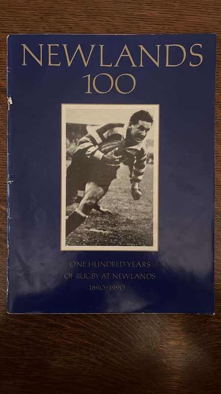 1890-1990 Newlands 100 Celebratory Brochure, Signed, details below