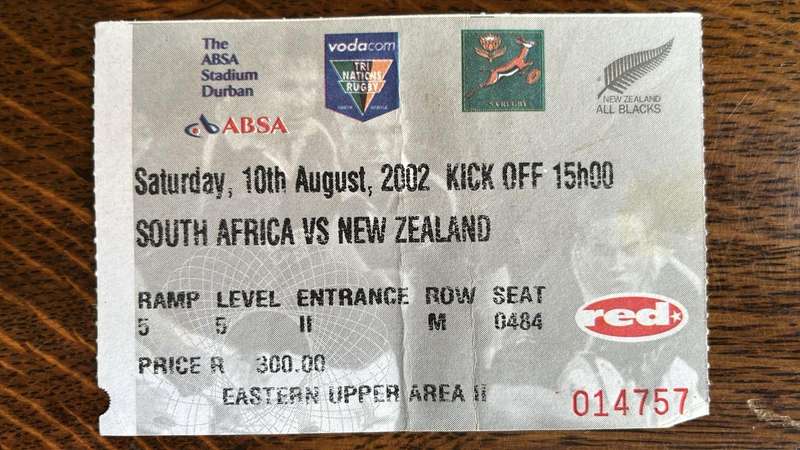 Springbok Tickets x 4, details below