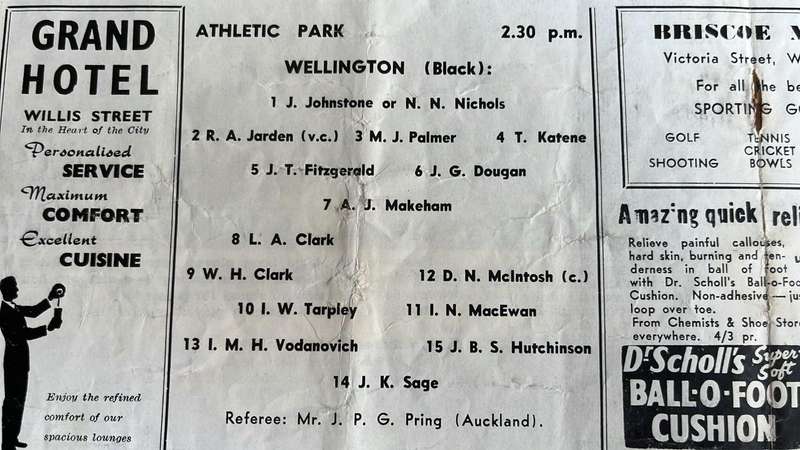 1956 2x Springbok Programmes, vs Wellington & Maoris, details below