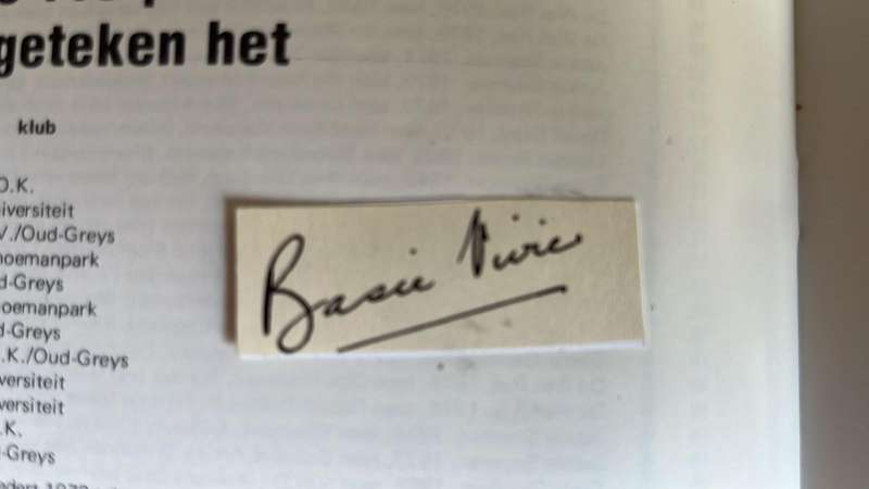 1976 Celebrating Orange Free States First Currie Cup Victory Signed Magazine, details below