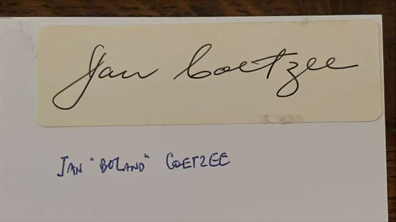 1976 Western Province vs New Zealand at Newlands Team Sheet & Signatures, details below