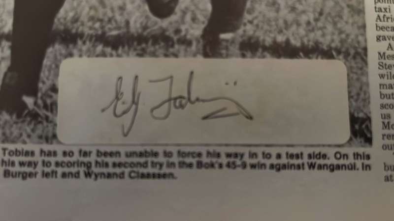 1981 "Flour Bomb"  3rd test at Eden Park Signed Programme, details below