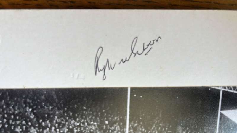 1951 Original Signed Photo - Springboks Being Introduced, details below