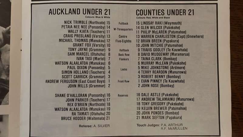 1981 "Flour Bomb"  3rd test at Eden Park Signed Programme, details below