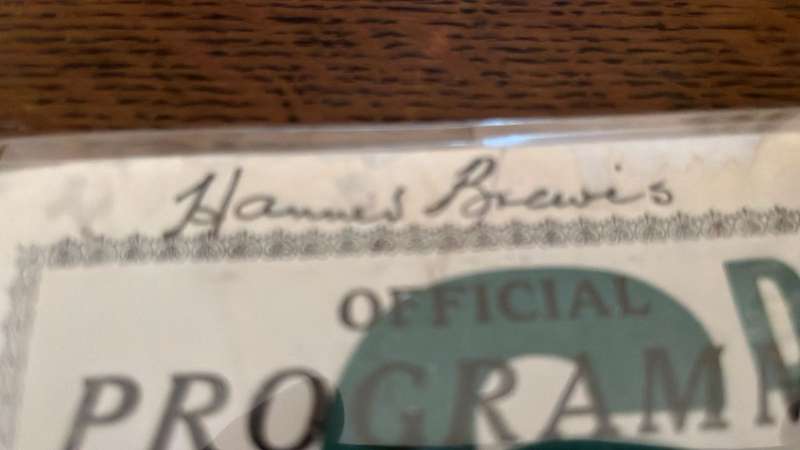 1951 Ireland vs South Africa at Lansdowne Signed & Inscribed Programme, details below