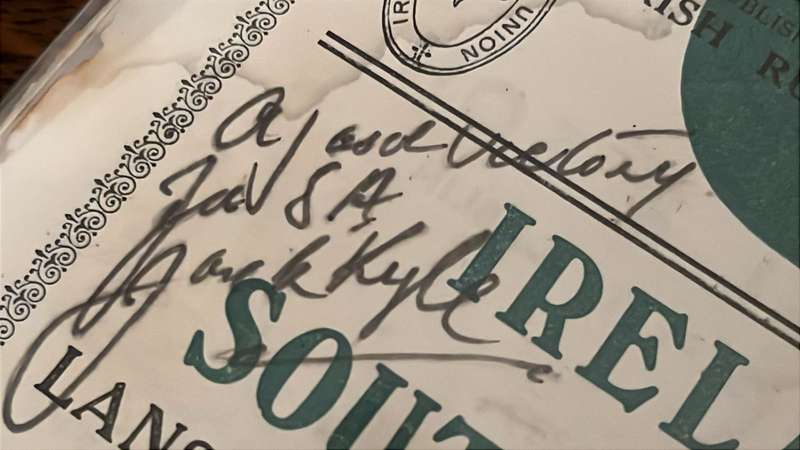 1951 Ireland vs South Africa at Lansdowne Signed & Inscribed Programme, details below