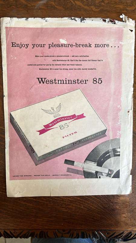 1960/1 2 x Rugby Souvenirs, Signed, details below