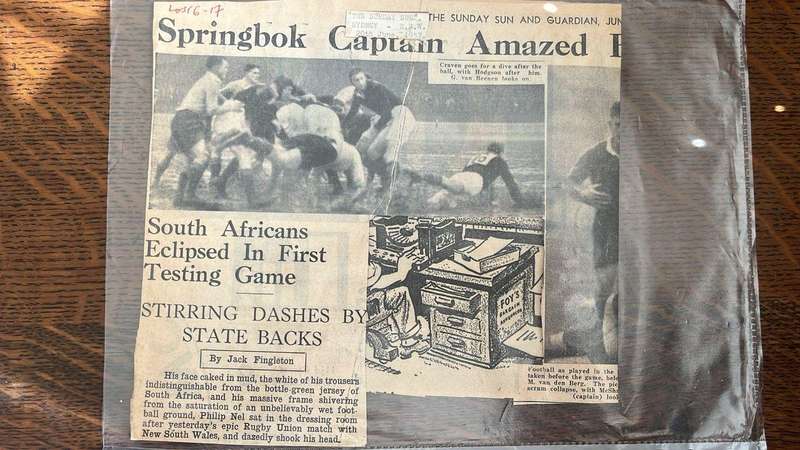 1937 Springbok Tour to Australasia Scrap Book, details below