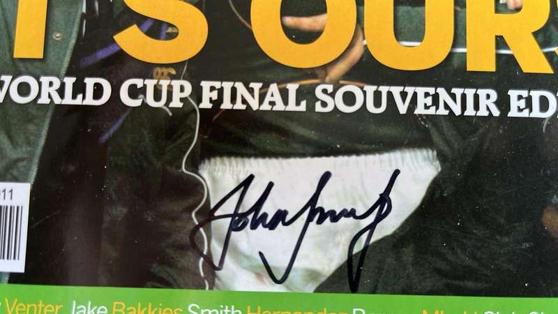 2007 Rugby World South Africa Signed Magazine, details below