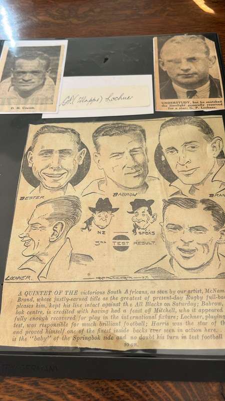 1937 Springbok Tour to Australasia Scrap Book, details below