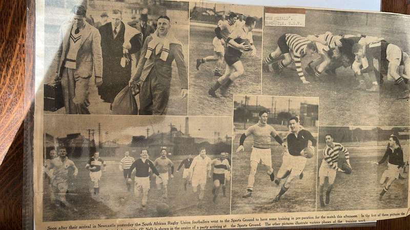 1937 Springbok Tour to Australasia Scrap Book, details below