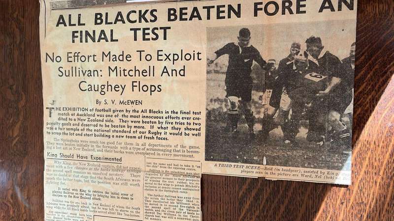 1937 Springbok Tour to Australasia Scrap Book, details below