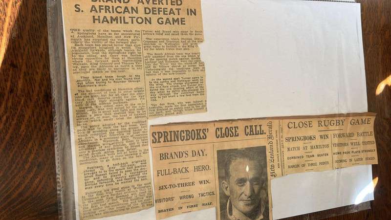 1937 Springbok Tour to Australasia Scrap Book, details below