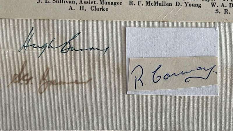 1960 New Zealand Tour to South Africa Signed Squad Photo, details below
