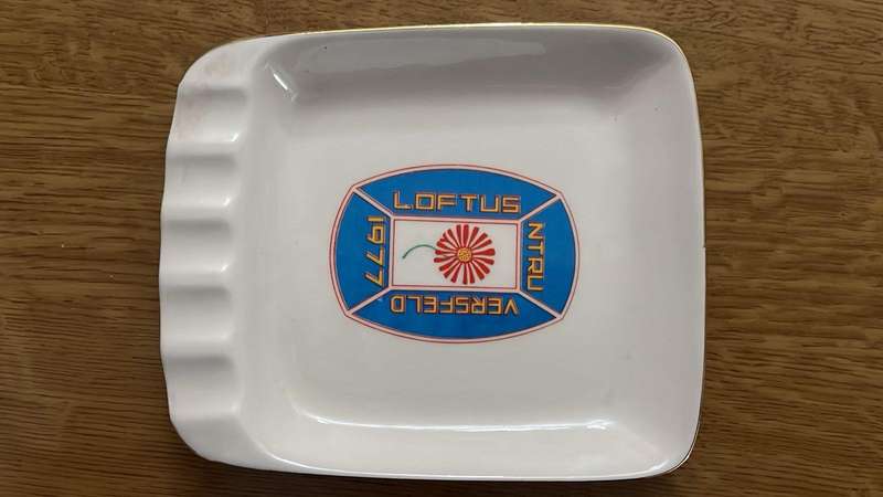1977 Northern Transvaal Loftus Versfeld Ashtray, details below