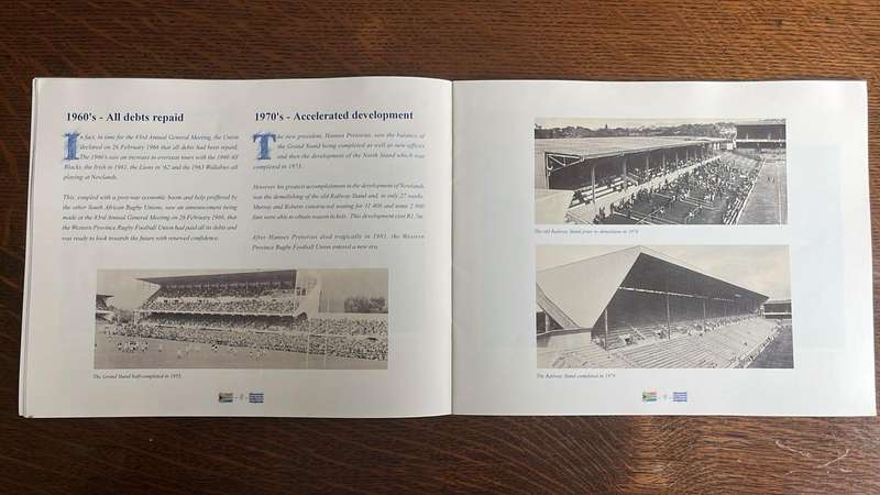 Celebrating Newlands Rugby Stadium, 3 Items, details below