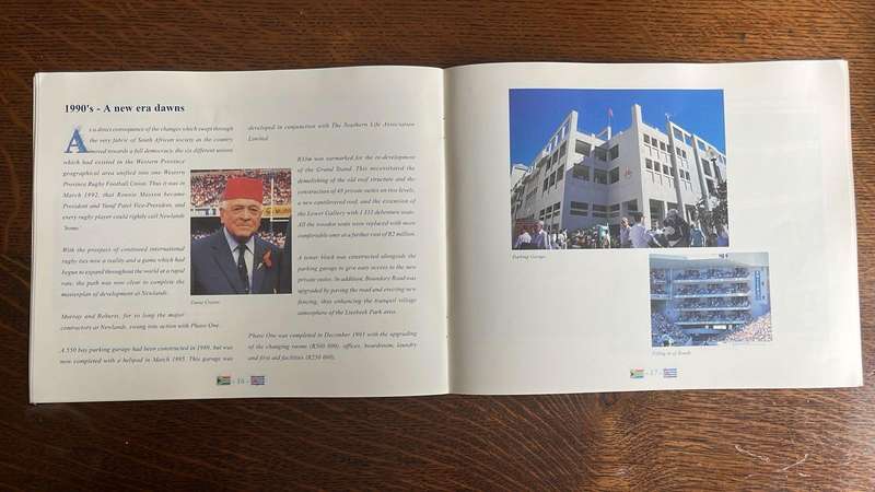 Celebrating Newlands Rugby Stadium, 3 Items, details below